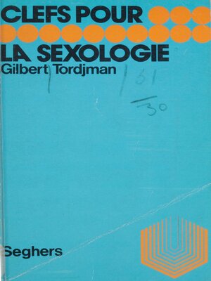 cover image of La sexologie